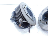 1976 76 Moto Guzzi Convert I V1000 Left/Right Cylinder Heads w/ Valves & Covers - C3 Cycle