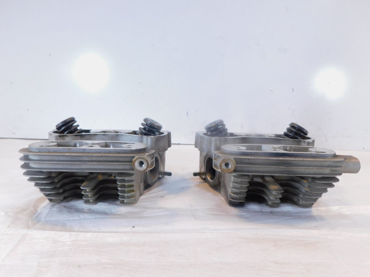 Harley Davidson Sportster 883 Hugger & Custom Silver Cylinder Heads w/ Valves - C3 Cycle