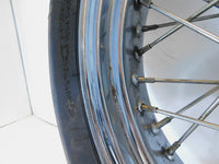 1998-2003 Triumph Thunderbird Sport Chrome Spoked Rear Wheel Rim & Tire