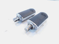 Harley Touring FXR Dyna Sportster & Softail Black & Chrome Footpegs Footrests