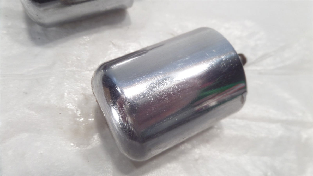 1999-2007 Suzuki GSX1300R Hayabusa Busa Chrome Handlebar End Weight Caps - C3 Cycle