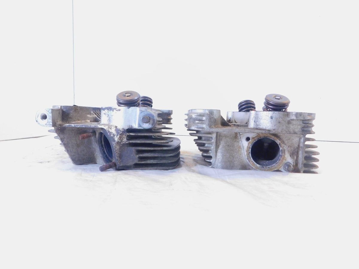 Harley Davidson Sportster 883 Hugger & Custom Silver Cylinder Heads w/ Valves - C3 Cycle