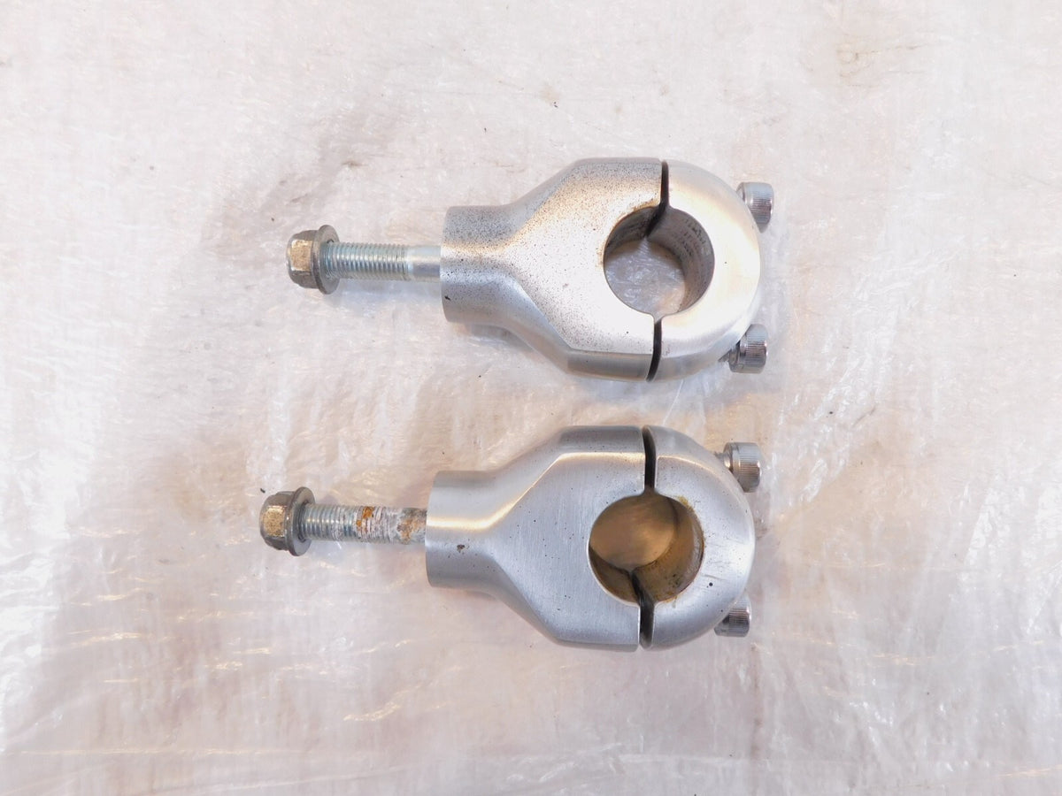 2002-2014 Triumph America & LT Front Handle Bar Handlebar Riser Mount Clamps - C3 Cycle