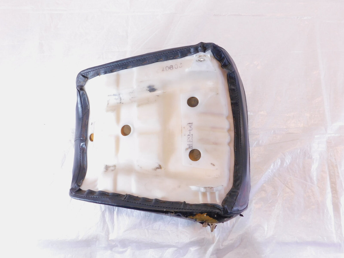 1983 Honda GL650 Silverwing 650 Black Front Main Rider Single Cushion Seat -Torn - C3 Cycle