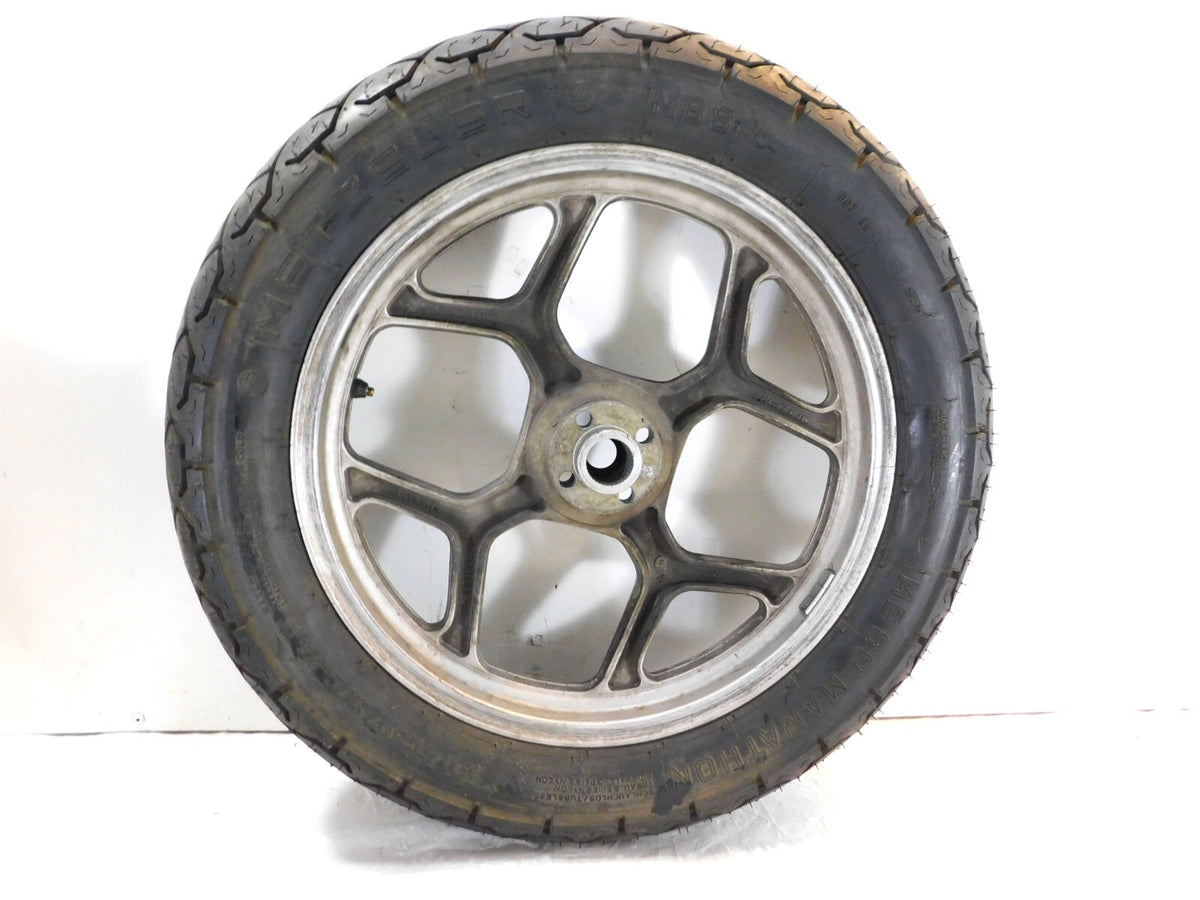 BMW K75 K75S K75RT K75T & K100 K100LT K100RS Silver Cast Rear Wheel Rim 2.75x17" - C3 Cycle