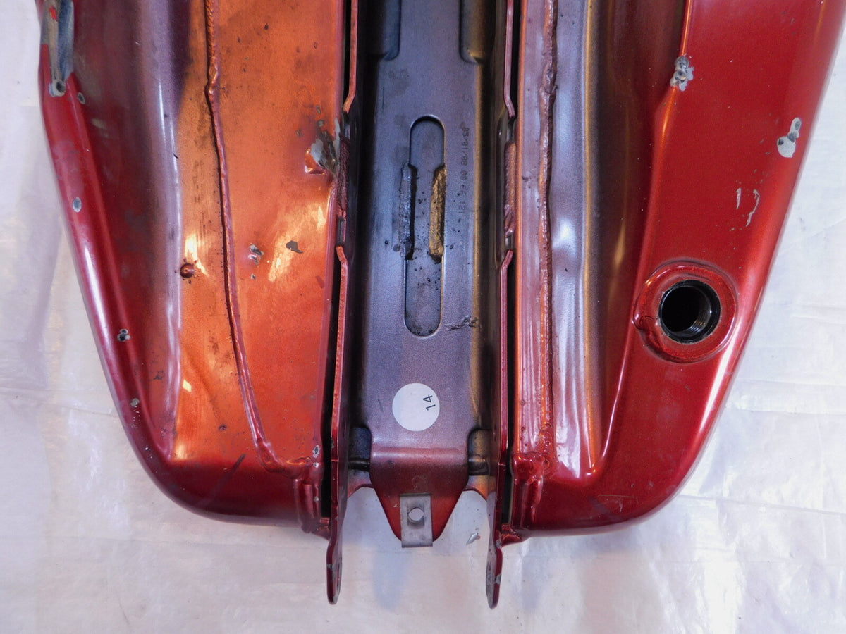 Dented Harley Dyna Wide Glide Super Glide Custom Fuel Gas Petrol Tank Reservoir - C3 Cycle
