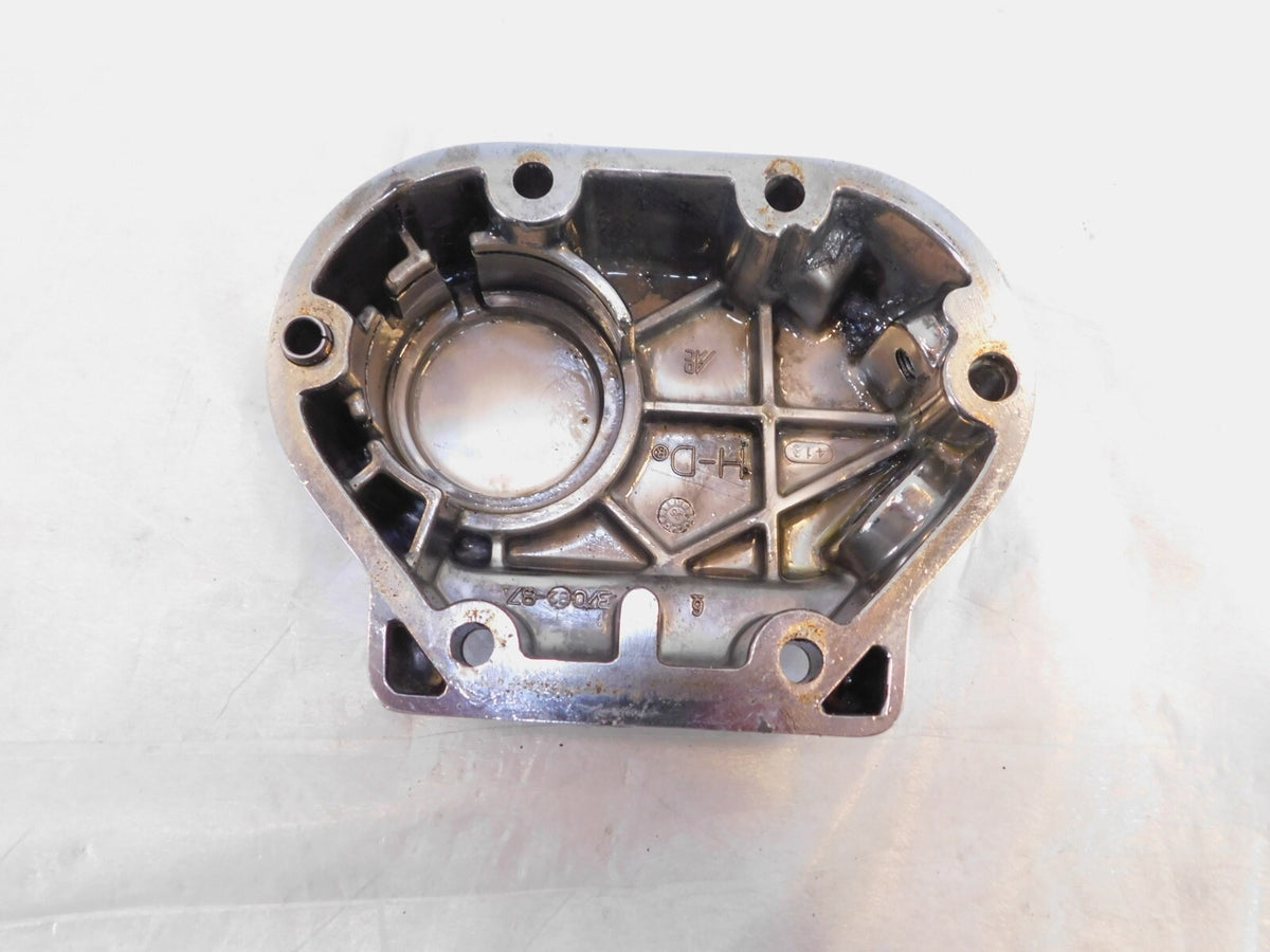 Harley Davidson Electra Glide Dyna Softail Ribbed Transmission Right Side Cover - C3 Cycle