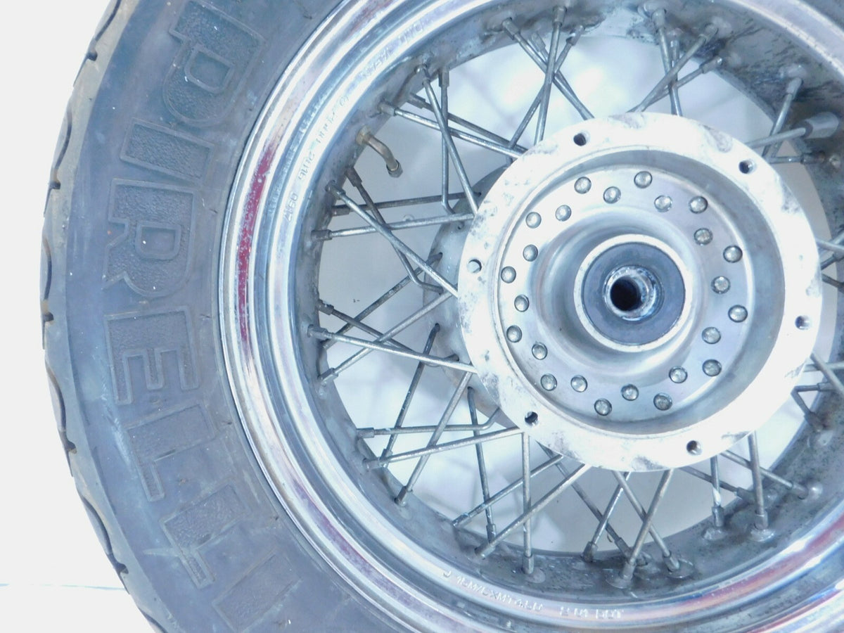 Yamaha V-Star 1100 XVS1100 Classic Custom Midnight Laced Rear Wheel Hub & Tire - C3 Cycle