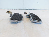 Pair Harley Davidson Touring Dyna Sportster & Softail Chrome Footboard / Footpeg - C3 Cycle
