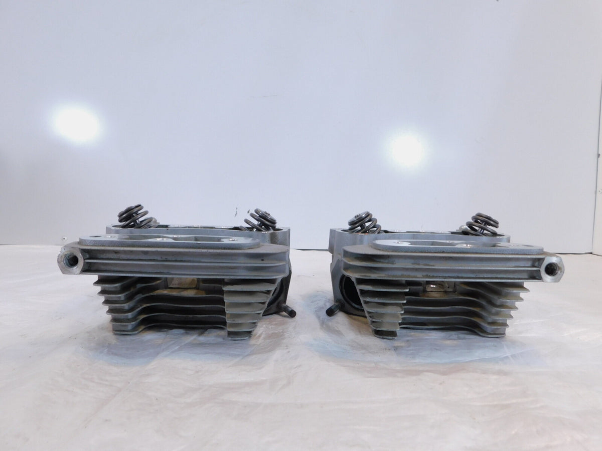 Harley Davidson Sportster XL 883 Super Low Silver Cylinder Heads Springs Valves - C3 Cycle