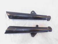1982-1983 Yamaha XJ750 Maxim 750 Black Left/Right Exhaust Muffler System Pipes - C3 Cycle