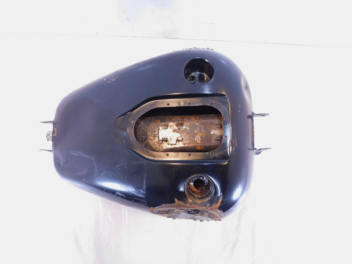 10-17 Harley Davidson Dyna Wide Glide & Street Bob Black Fuel Gas Tank - DENTED - C3 Cycle