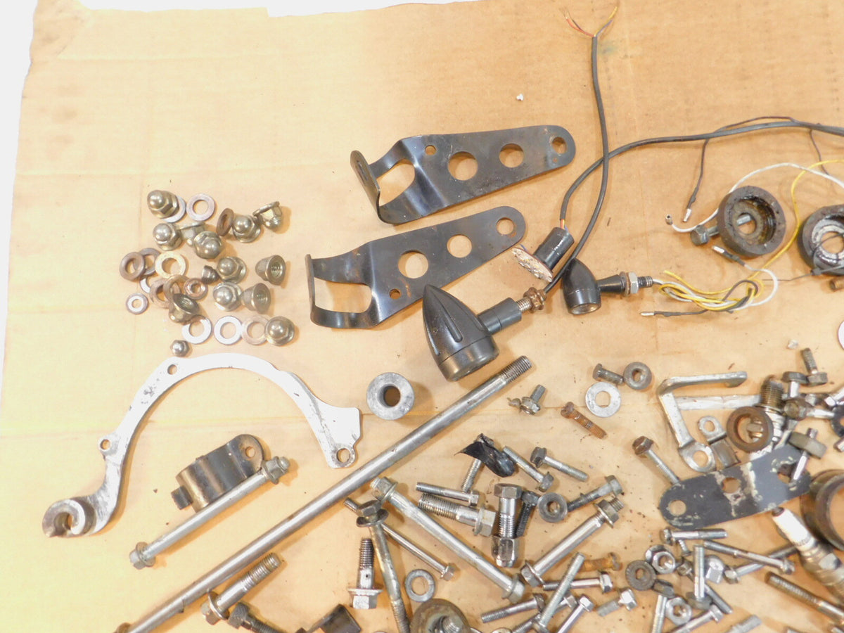 79 Honda CB750L Limited Edition Misc Nuts Bolts Brackets Hardware Parts Box Lot - C3 Cycle