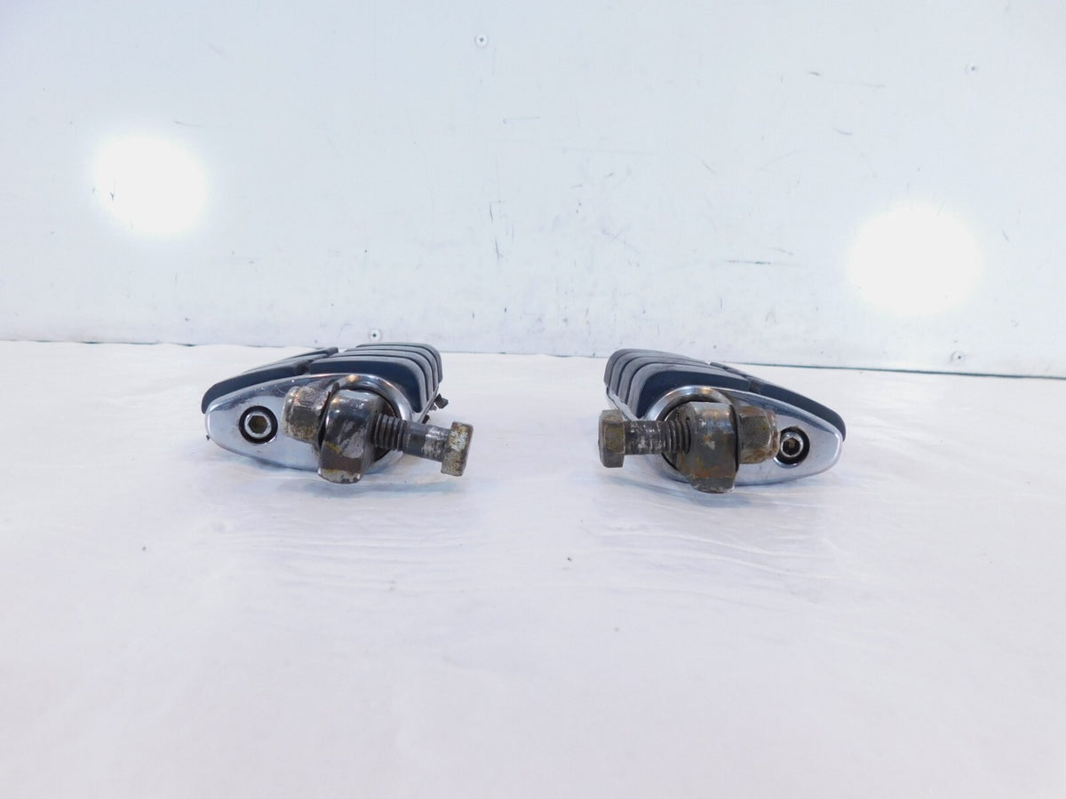 Harley Davidson FXR Dyna Sportster & Softail ISO Black Footpeg Footrest Pegs - C3 Cycle