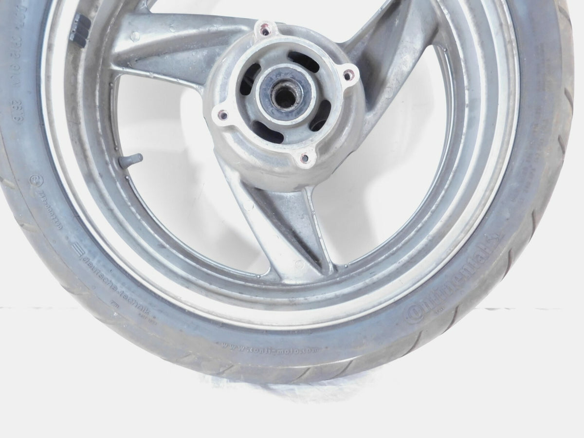 Kawasaki Ninja ZX-6 ZX600 ZX600-E & ZZR600 Gray Rear Wheel Rim w/ Tire - C3 Cycle