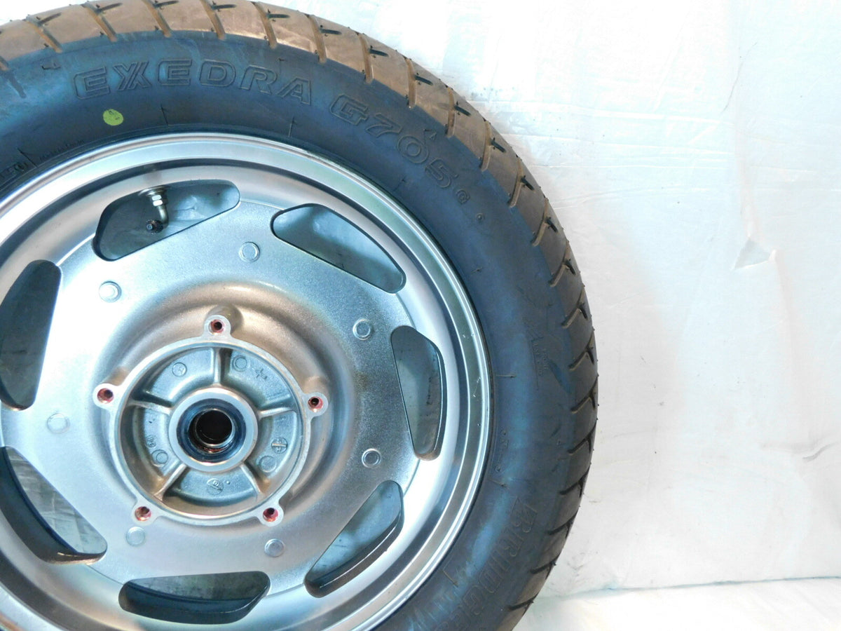 Kawasaki Vulcan VN1600 Nomad 1600 Classic OEM Silver Front Cast Wheel Rim & Tire - C3 Cycle