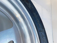 1995 & 1996 Buell M2 Thunderbolt Marchesini Silver Rear Wheel Rim & Tire - C3 Cycle