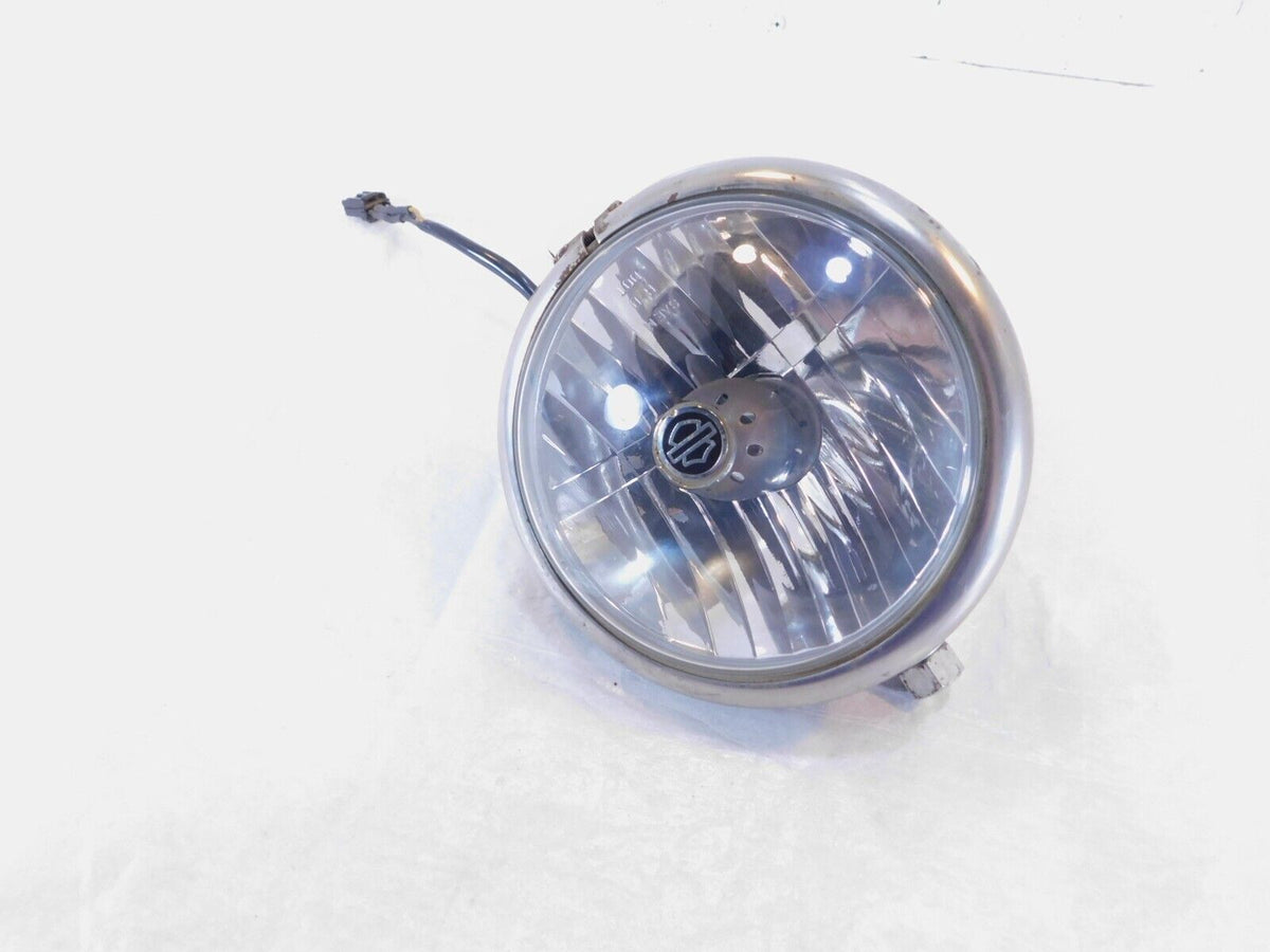 Harley Davidson Dyna Low Rider V-Rod Black Headlamp Headlight & Bucket Housing