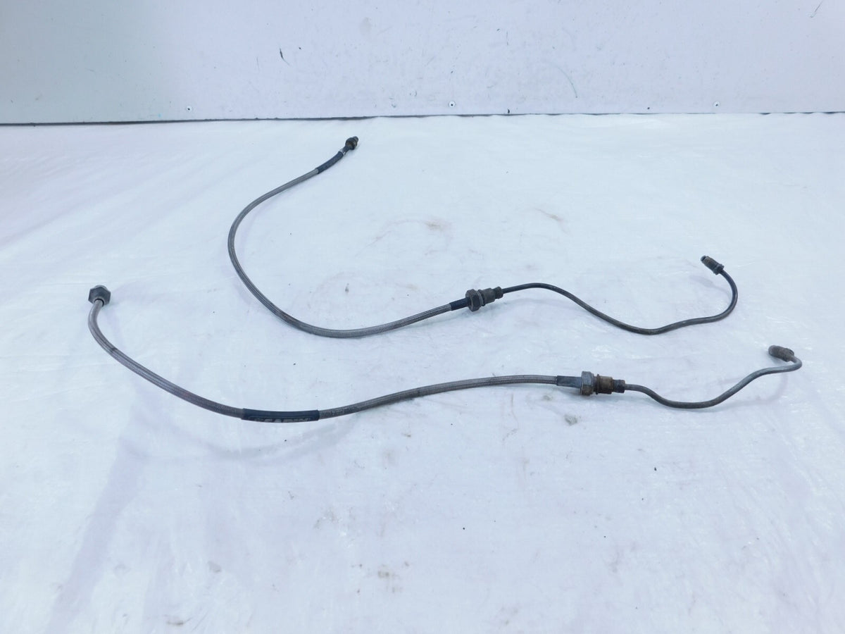 1976 76 Moto Guzzi Convert I V1000 Front Wheel Brake Caliper Hose Pipe Lines - C3 Cycle