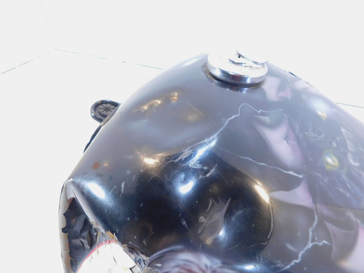 1995 95 Honda Shadow VT1100 VT1100C Black Custom Gas Petrol Fuel Tank - Dented - C3 Cycle