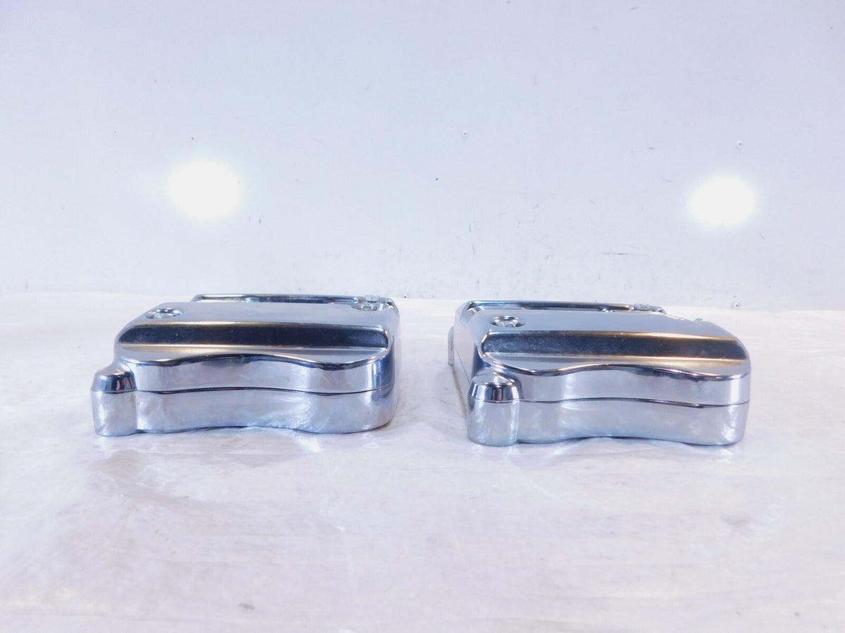 Harley Davidson Sportster 883 & 1200 Chrome Cylinder Head Cover Rocker Boxes