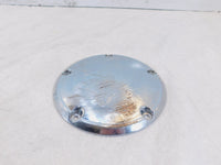 Harley Davidson Twin Cam Dyna & Softail Left Engine Chrome Derby Clutch Cover - C3 Cycle