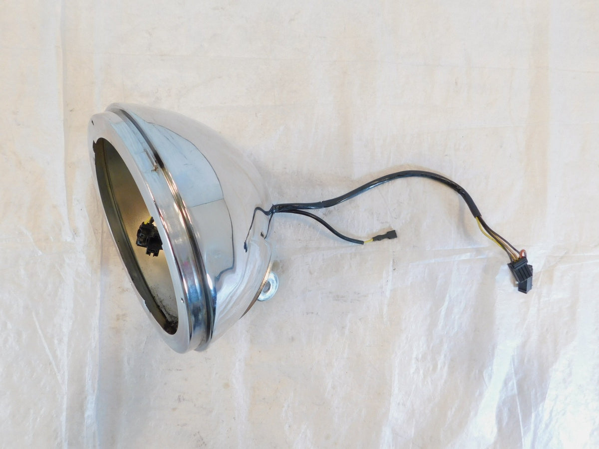 Harley Softail Heritage Classic & Fat Boy Chrome Shell Headlight Housing Bucket - C3 Cycle
