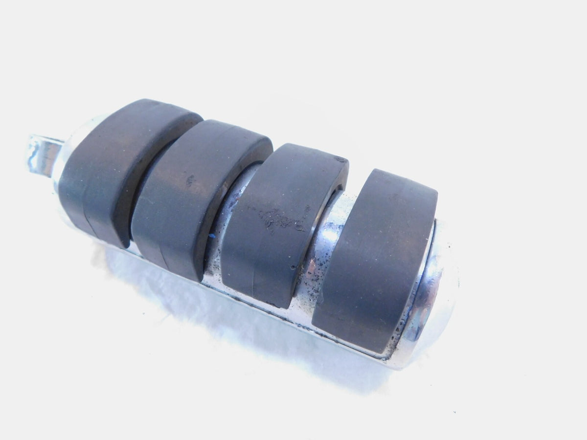 Harley Touring FXR Dyna Sportster & Softail Black Chrome Peg Footpeg Footrests - C3 Cycle