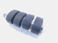 Harley Touring FXR Dyna Sportster & Softail Black Chrome Peg Footpeg Footrests - C3 Cycle