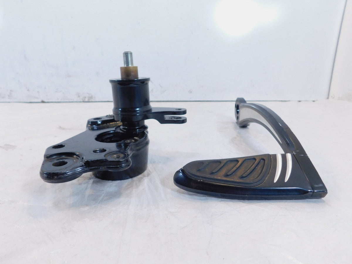 Harley Performance Machine Black Road King Electra Street Glide Rear Brake Pedal - C3 Cycle