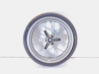 Aprilia Mana 850 GT & Shiver 750 SL750 Silver Front Wheel Rim Tire 854791 - Bent - C3 Cycle