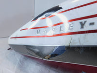 Harley Davidson Road Street & Electra Glide White Fuel Gas Petrol Tank - Dented - C3 Cycle