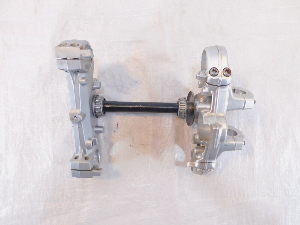 2009-2014 BMW F800R F800 R Silver Front Fork Steering Stem Triple Tree Bridge - C3 Cycle
