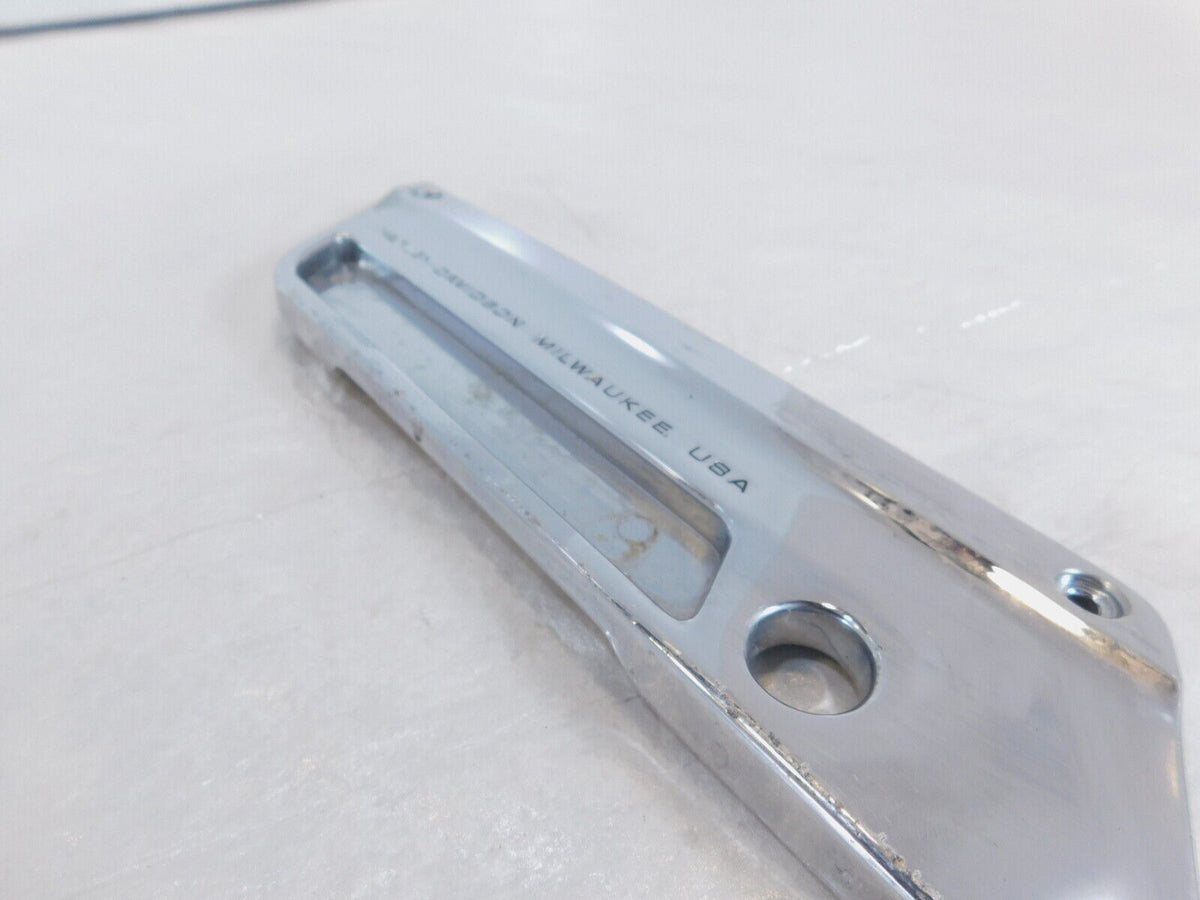 Harley Touring Road King Electra Street Glide Chrome Left Saddlebag Latch Cover - C3 Cycle