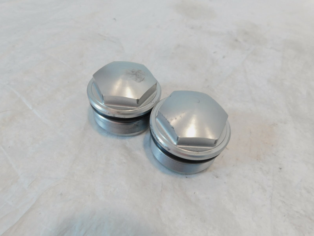Triumph Street Scrambler & Street Twin Front Wheel Fork Cap Plugs - T2041156 - C3 Cycle