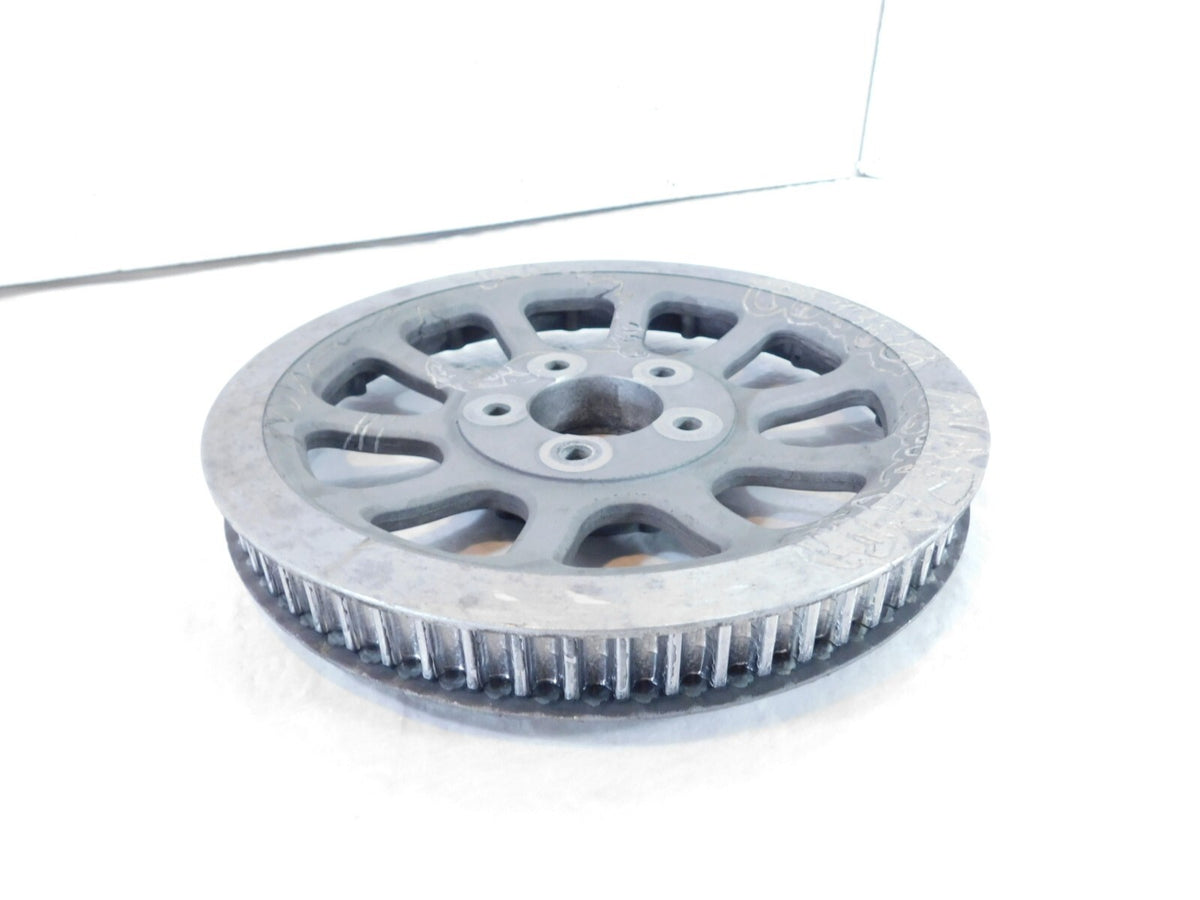 07-10 Harley Davidson Dyna Super Glide Silver Rear Wheel Sprocket Belt Pulley - C3 Cycle