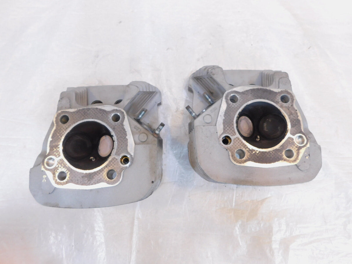 Harley Davidson Sportster XL 883 Super Low Silver Cylinder Heads Springs Valves - C3 Cycle