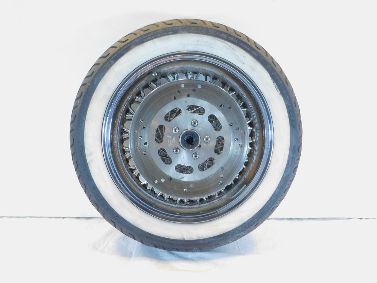 Harley Davidson EVO Touring Electra Glide Chrome Laced Front Wheel Rim & Tire - C3 Cycle