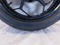 2013-2017 Kawasaki Ninja 300 EX300 Black Back Rear Wheel Rim w/ Cush Hub - C3 Cycle