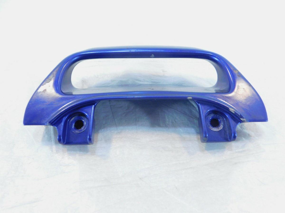 94-01 Kawasaki Ninja ZX-11 ZX1100 Blue Rear Passenger Seat Grab Bar Grip Handle - C3 Cycle