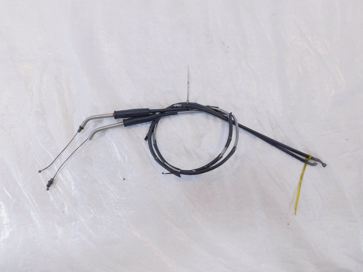 Pair Harley Davidson Sportster 883 Hugger & XLH 1200 Throttle & Idle Cable Lines - C3 Cycle