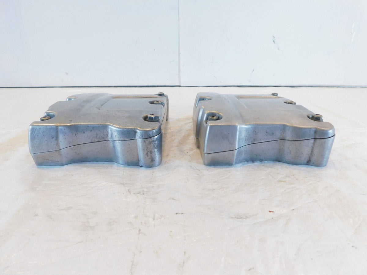 Harley Polished Twin Cam Touring Dyna Softail Cylinder Head Rocker Boxes & Arms - C3 Cycle