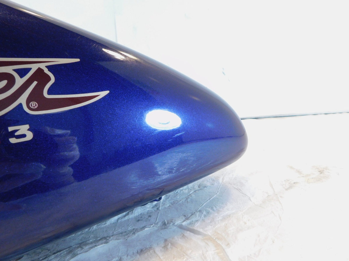 1998-2003 Harley Davidson Sportster 1200 & 883 Blue Fuel Gas Petrol Tank -DENTED - C3 Cycle
