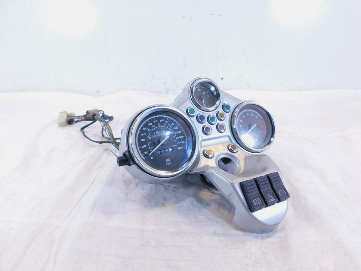 BMW R1100R R850R Speedometer Tach Instrument Clocks Gauges Cluster & Mount Cover - C3 Cycle