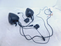 2008 08 Yamaha V-Star 650 XVS650 Custom Handlebar Clamp On Front Speakers Pair - C3 Cycle