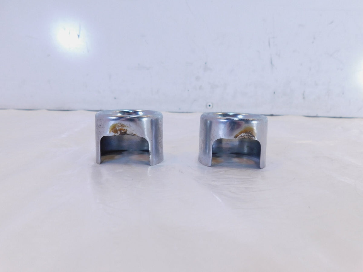 1986-1990 Harley Davidson Sportster 883 & 1200 Chrome Rear Shock Bolt Covers - C3 Cycle