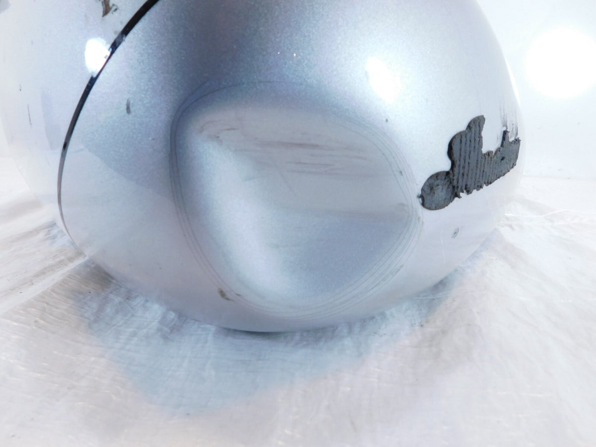 18-19 Indian Roadmaster Elite White & Silver Fuel Gas Petrol Tank Reservoir Cell - C3 Cycle