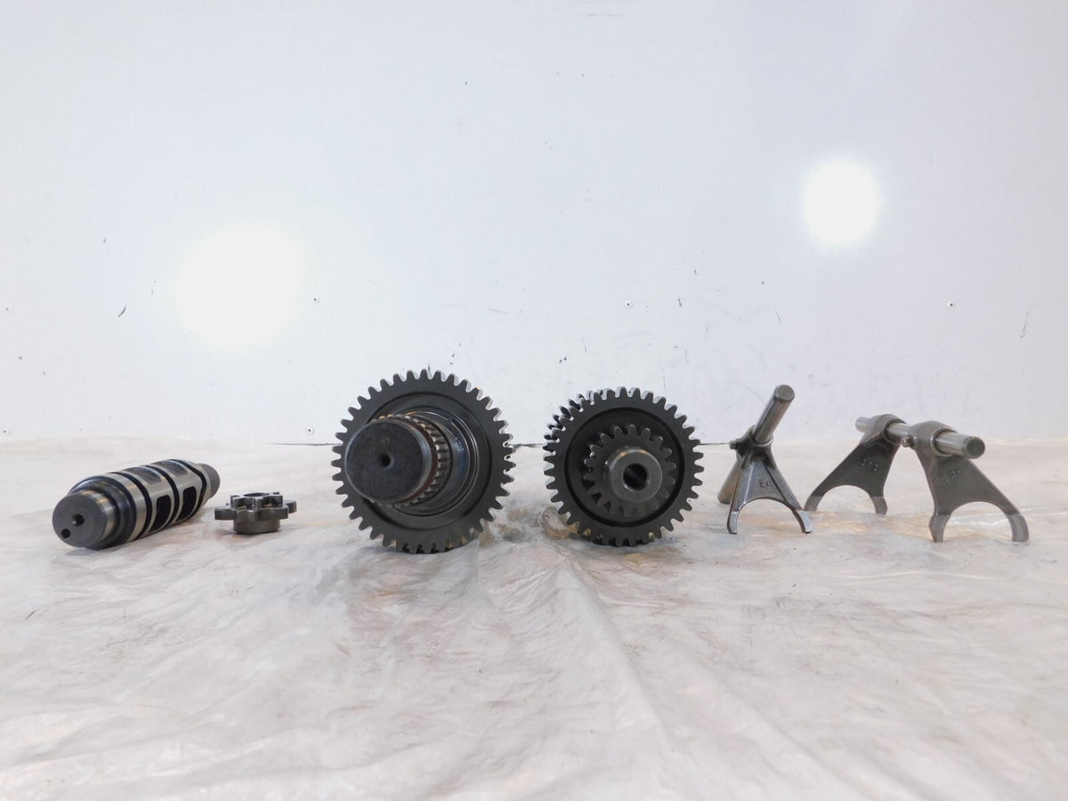 2006 & 2007 Victory Kingpin & Vegas Transmission Gears w/ Shift Forks & Drum - C3 Cycle
