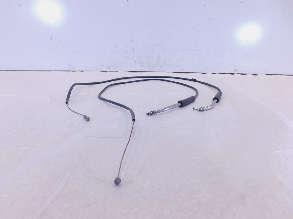 Harley Davidson Sportster 883 & 1200 Black Throttle & Idle Cable Line Wires - C3 Cycle