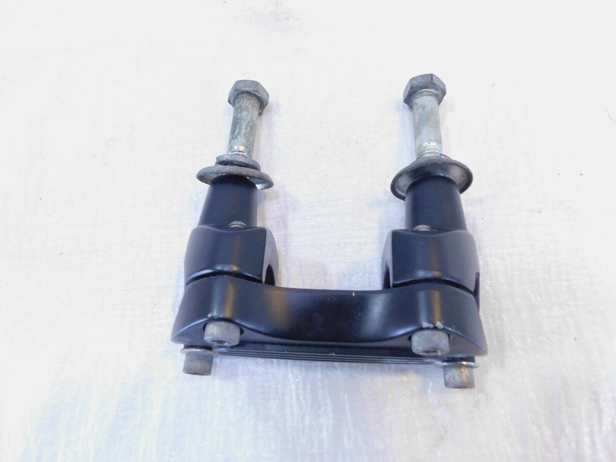 Harley Davidson Sportster 883 & 1200 & Dyna Chrome Handlebar Bar Riser Clamps - C3 Cycle